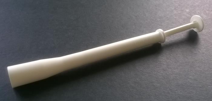 Vaginal applicator for ovules